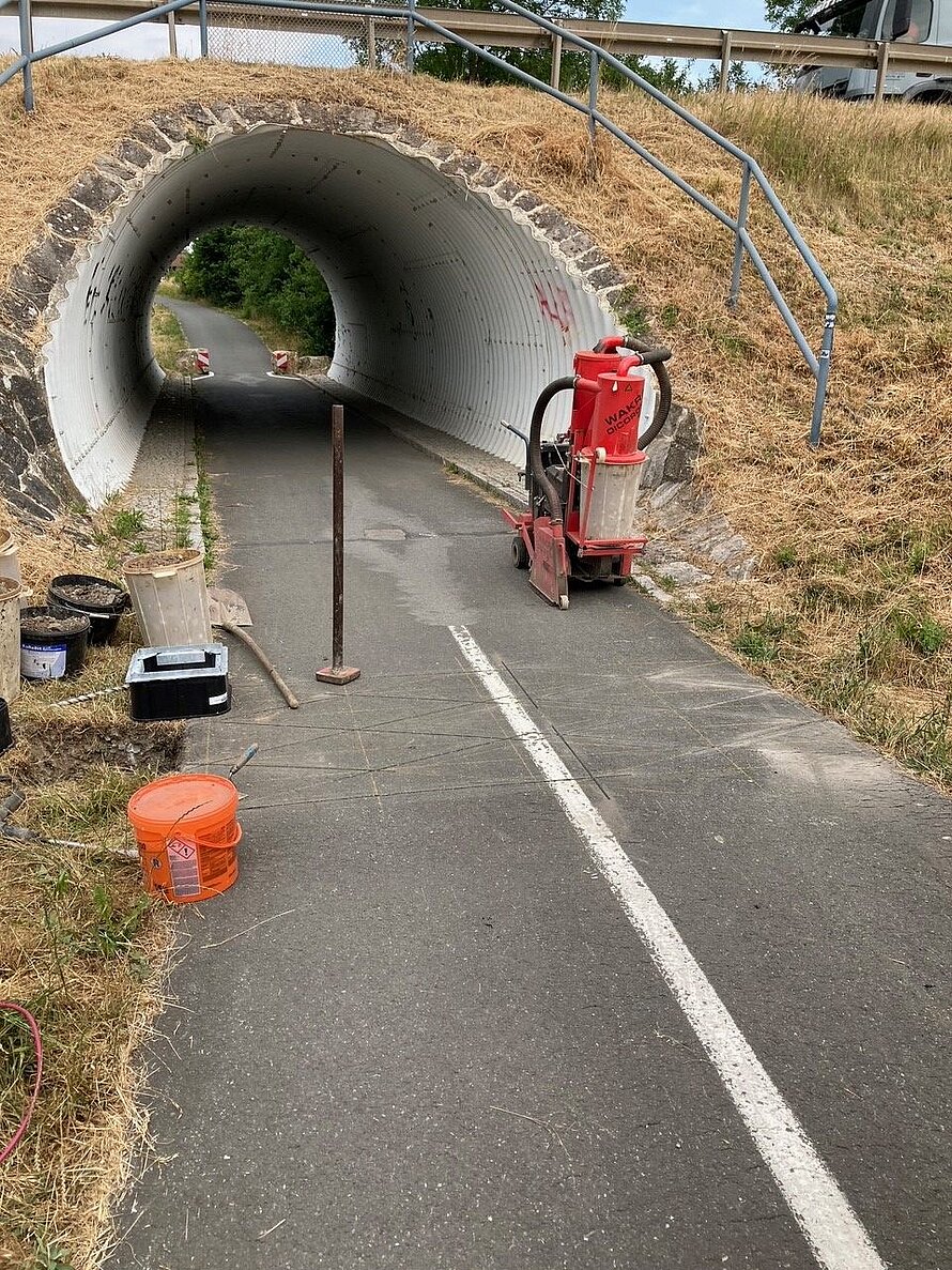 Foto: Sebastian Haser Einbau Fahrradzähstation